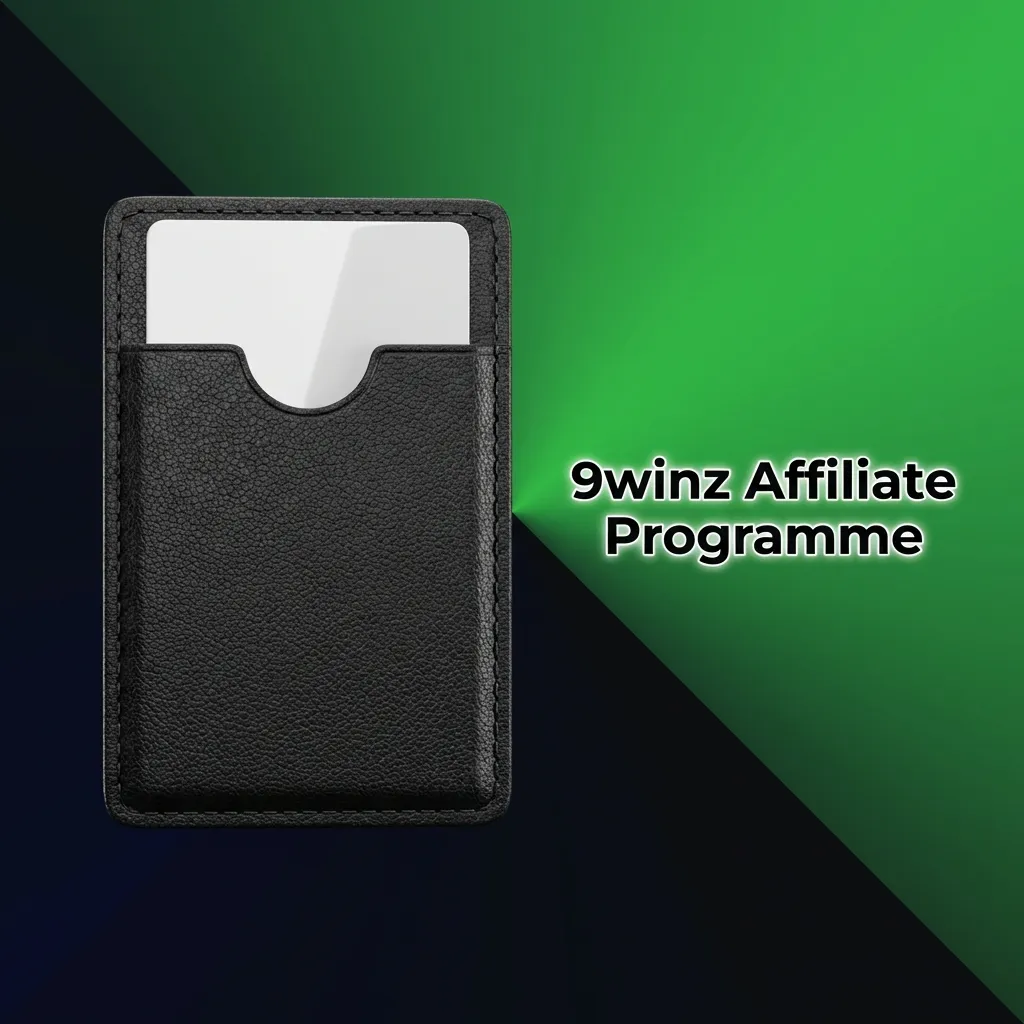 9winz affiliate program dashboard showing commission rates, marketing tools, and partner resources for promoters