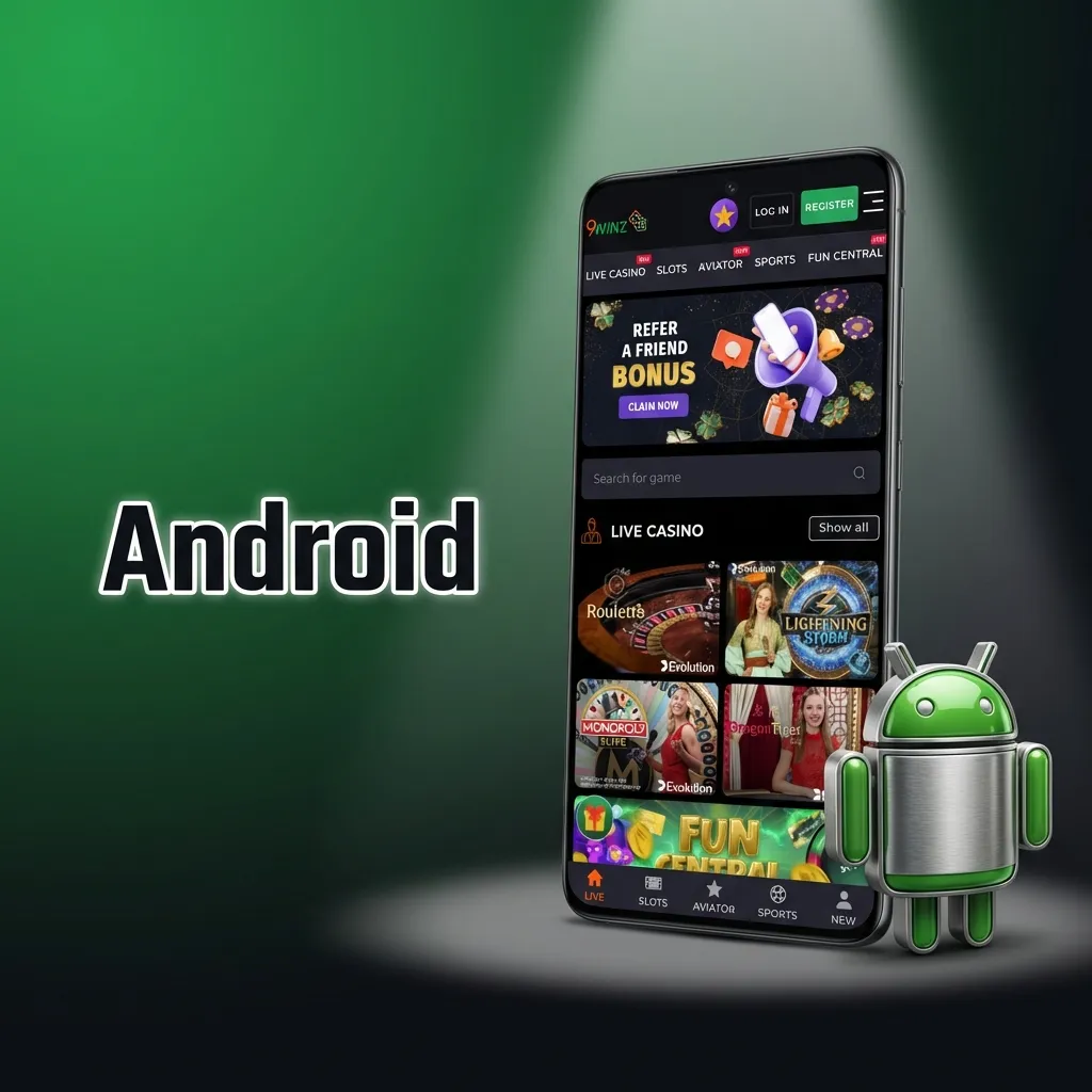 Android app installation guide showing 5 steps from download to login for smartphones and tablets