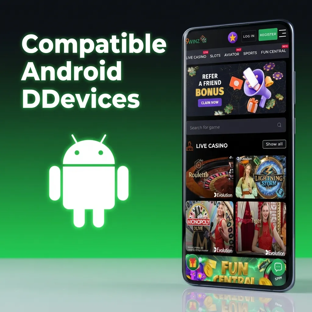 List of compatible Android smartphone models including Samsung, Xiaomi, Realme, Vivo, Oppo, OnePlus, and Motorola devices