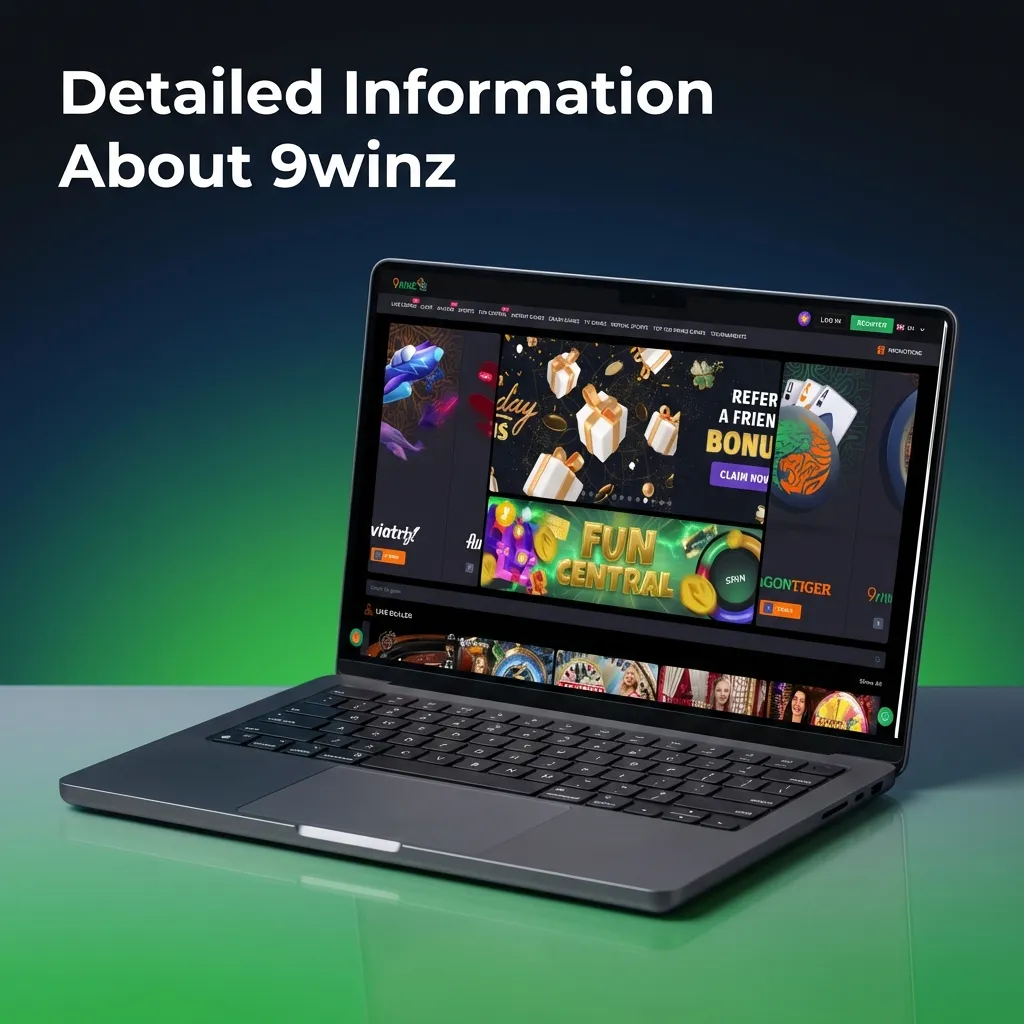 9winz platform interface showing sports betting options, casino games, and secure payment methods for Indian users