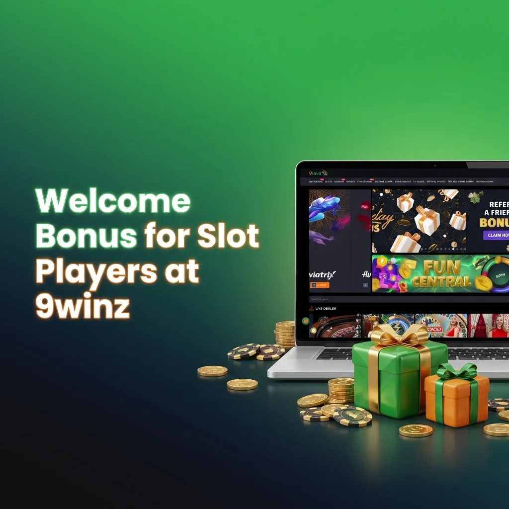 9winz casino welcome bonus for slot players showing 450% match up to ₹1,50,000 on first deposit with promotional details